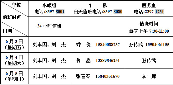 端午节值班表模板图片